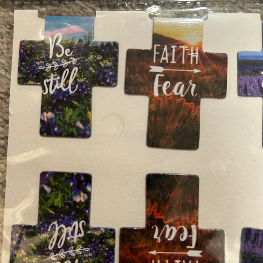 🌺FREE WITH PURCHASE! Magnetic Bookmarks Faith Christian Bible